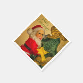 Persoonlijke kerstmis servet (Hoek)