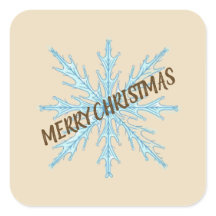 Persoonlijke Kerstmis Sneeuwvlok Stickers – Labels