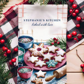 Persoonlijke Kerstmis Suikerkoekjes Kerst Theedoek