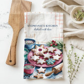 Persoonlijke Kerstmis Suikerkoekjes Theedoek