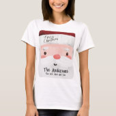 Persoonlijke kerstmis t-shirt (Voorkant)