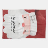 Persoonlijke kerstmis theedoek (Horizontaal)