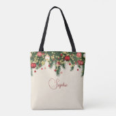 Persoonlijke Kerstmis Tote Bag (Achterkant)
