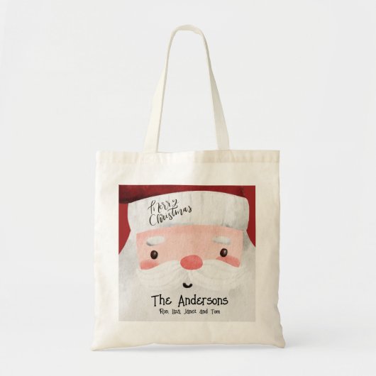 Persoonlijke kerstmis tote bag (Voorkant)