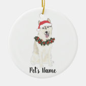 Persoonlijke Kerstmis voor Husky Keramisch Ornament (Voorkant)