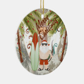 Persoonlijke kerstmis voor Kerstmis met Kerstmis e Keramisch Ornament (Rechts)