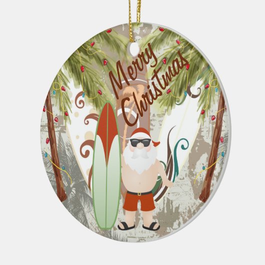 Persoonlijke kerstmis voor Kerstmis met Kerstmis e Keramisch Ornament (Links)