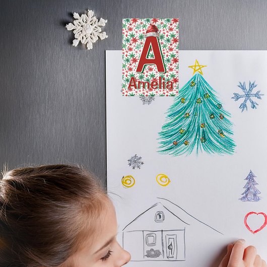 Persoonlijke Kerstmis voor kinderen Magneet