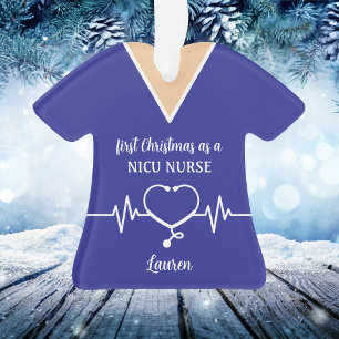 Persoonlijke Kerstmis voor NICU-verpleegkundige Ornament