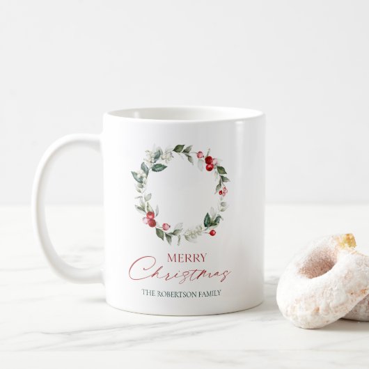 Persoonlijke kerstMok Koffiemok (Met donut)