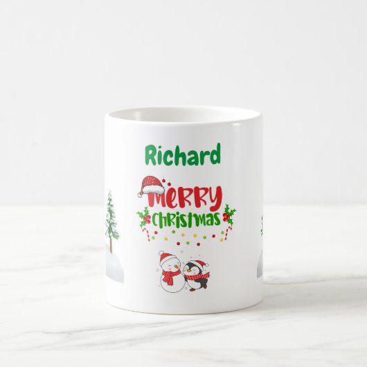 Persoonlijke kerstMok Koffiemok (Center)
