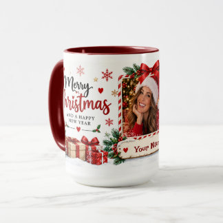 Persoonlijke Kerstmok Met Eigen Foto & Naam Mok
