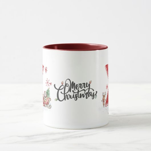 Persoonlijke kerstMok Mok (Midden)