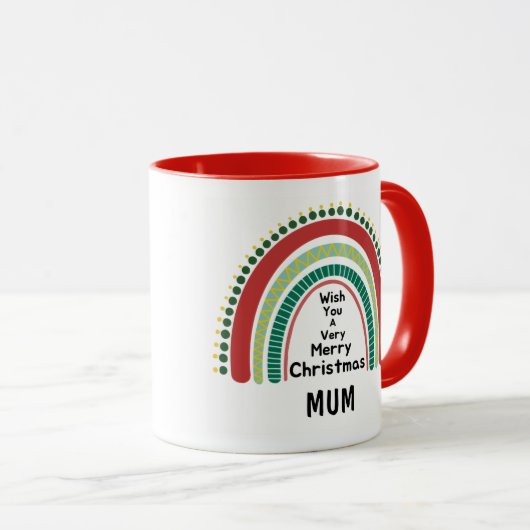 Persoonlijke kerstMok Mok (Voorkant rechts)