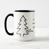 Persoonlijke Kerstmok – Prettige Feestdagen Mok (Links)