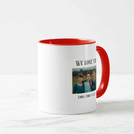 Persoonlijke kerstMok, 's Werelds beste oma Mok (Voorkant rechts)