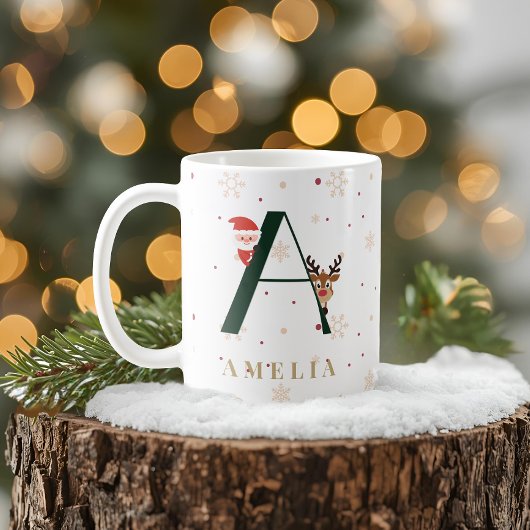Persoonlijke Kerstmonogram A Mok