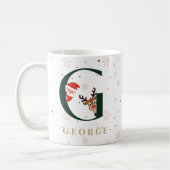Persoonlijke Kerstmonogram G Mok (Links)