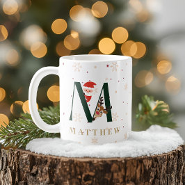 Persoonlijke Kerstmonogram M Mok