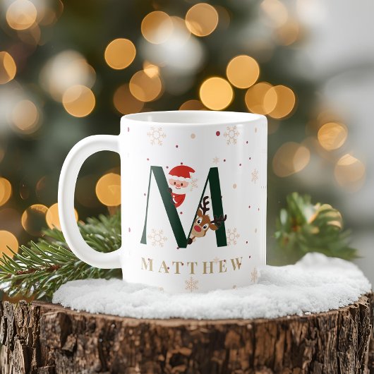Persoonlijke Kerstmonogram M Mok