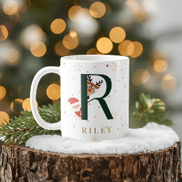 Persoonlijke Kerstmonogram R Mok