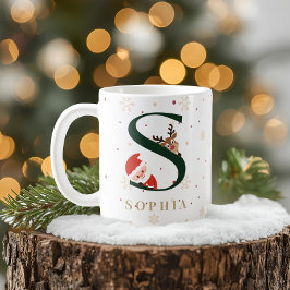 Persoonlijke Kerstmonogram S Mok