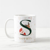 Persoonlijke Kerstmonogram S Mok (Links)