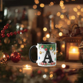 Persoonlijke Kerstmonogrammok Mok