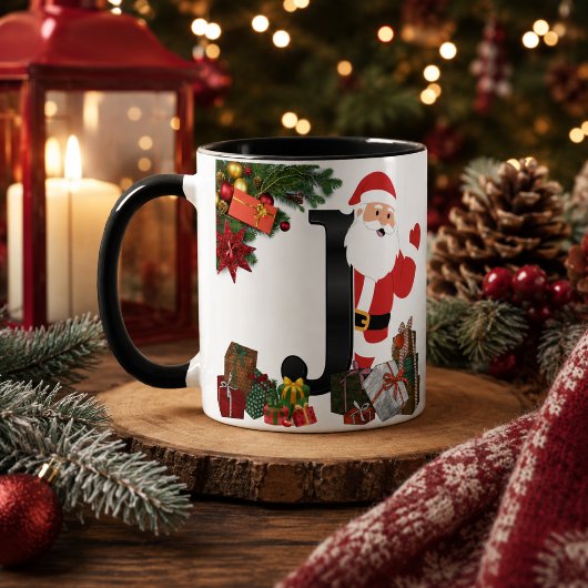 Persoonlijke Kerstmonogrammok Mok