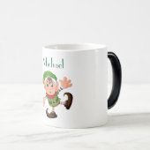 Persoonlijke kerstmorphing-Mok/Elf Magische Mok (Voorkant rechts)
