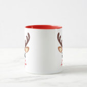 Persoonlijke Kerstmug met Rendier | Schattig Vakan Mok (Midden)