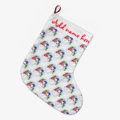 Persoonlijke Kerstmuts/Snijmannen Grote Kerstsok (Voorkant (Hangend))