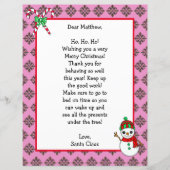Persoonlijke kerstnaambrief van de Kerstman (Voorkant)