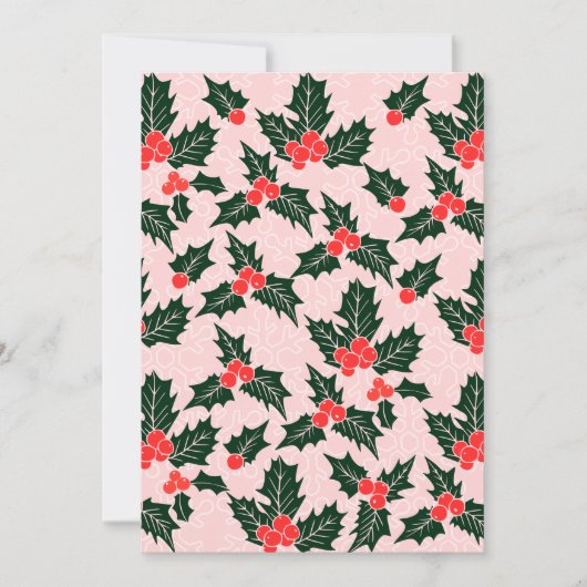 Persoonlijke kerstnotiecards kaart (Voorkant)