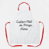 Persoonlijke kerstpannen, aangepaste pieptonen schort (Voorkant)