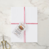 Persoonlijke Kerstsimmermengeling Potpourri Cadeaulabel (Met Touw)