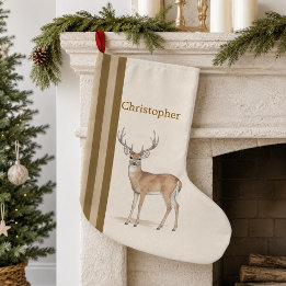 Persoonlijke Kerstsok met Bosreehert