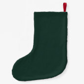 Persoonlijke Kerstsok met Botanisch Monogram Lette Kleine Kerstsok (Achterkant)
