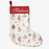 Persoonlijke Kerstsok voor onder de kerstboom in A Kleine Kerstsok (Voorkant)