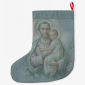 Persoonlijke kerststaart grote kerstsok (Achterkant)