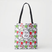 Persoonlijke Kersttas – Bericht & Naam Tote Bag (Voorkant)