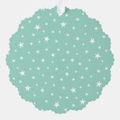 Persoonlijke kersttekens ornament kaart (Achterkant)