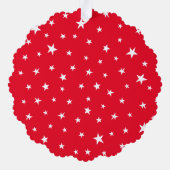 Persoonlijke kersttekens ornament kaart (Achterkant)