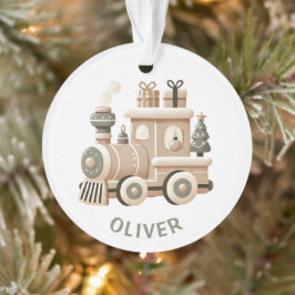 Persoonlijke Kersttrein voor Kinderen  Ornament