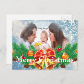 persoonlijke kerstvakantie feestdagenkaart (Voorkant / Achterkant)