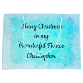 Persoonlijke kerstvakantie groot cadeauzakje