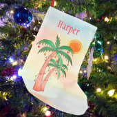 Persoonlijke kerstvakantie kleine kerstsok