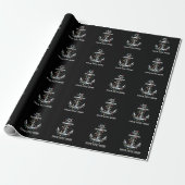 Persoonlijke Kerstverlichting Bootzeilen Cadeaupapier (Uitgerold)