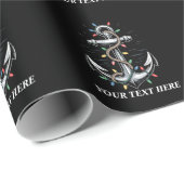 Persoonlijke Kerstverlichting Bootzeilen Cadeaupapier (Rol Hoek)