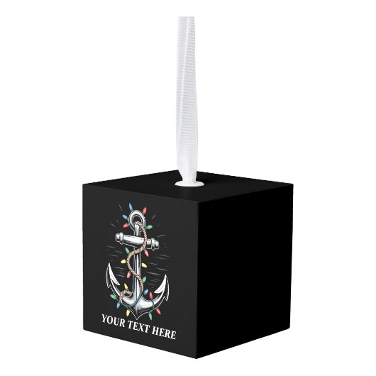 Persoonlijke Kerstverlichting Zeilen Zeilboot  Decoratie (Achter hoekig)